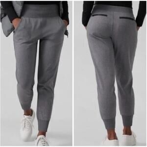 Athleta Venice Pull On High Waisted Jogger Pants Shadow Grey Women's Size Medium